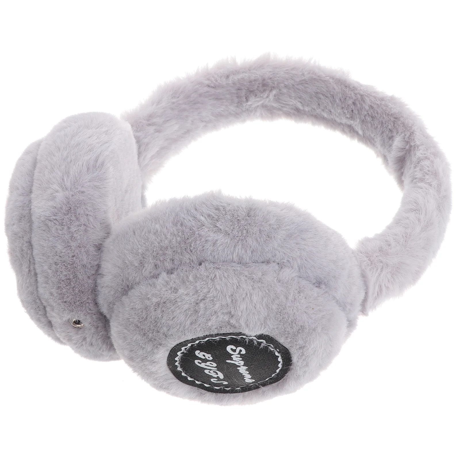 Cuffie wireless in peluche alla moda Scalda orecchie invernali Copri orecchie elettrici Copricapo Auricolari musicali (Grigio)