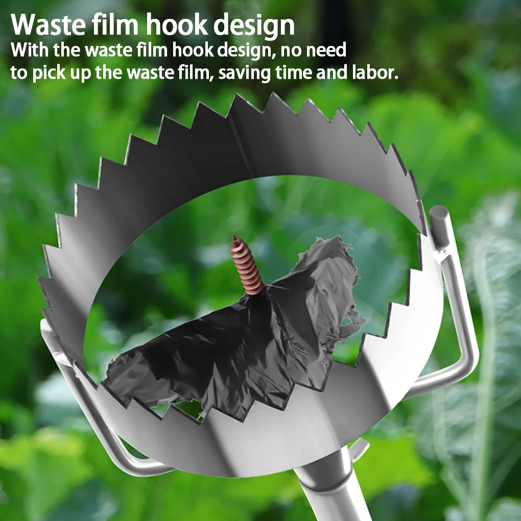 1PC Film Puncher Agricultural Plastic Film Puncture Tool Simple Greenhouse Gardening Tool Set for Greenhouse Maintenance