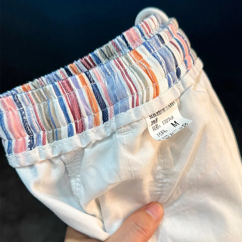 2025 여름 신상 남성 반바지 다용도 트렌디 속건 통기성 캐주얼 심플 패션 스트라이프 비치 팬츠