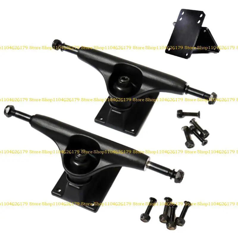 A1A2 2PCS Skateboard Trucks 5inch Räder Aluminium Longboards Truck Skateboard