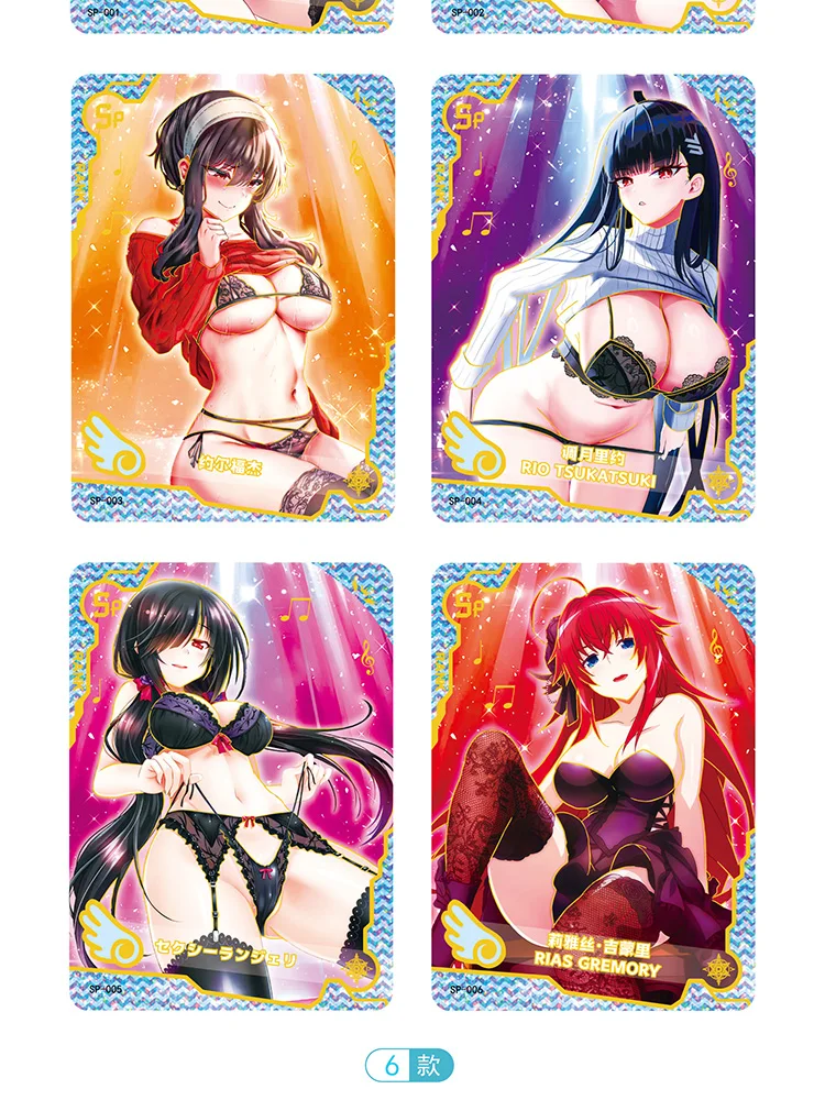 Maiden Party 5 Goddess Story Collection Card, Waifu Booster Box, Brinquedos de ação Cg, Hobby Gift