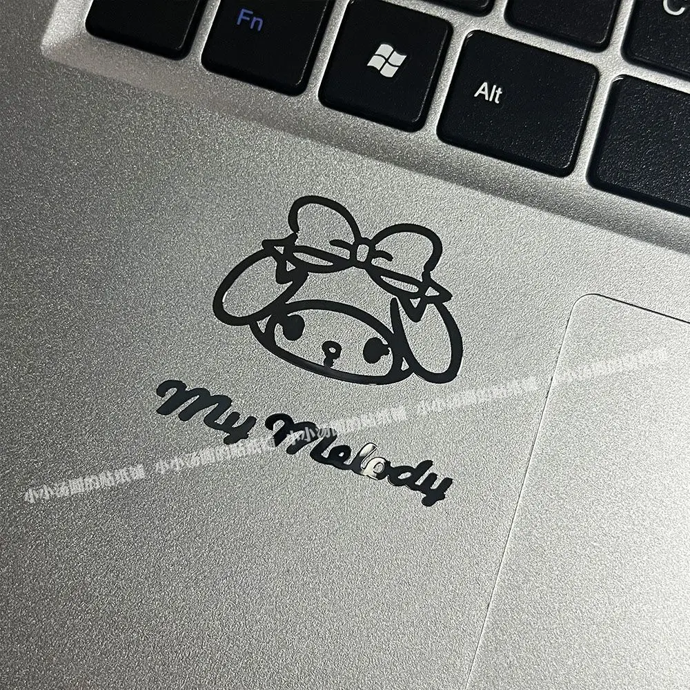 전기도금 만화 금속 스티커 산리오 헬로키티 DIY 휴대폰 케이스 스티커 방수 전기도금 스티커 생일 선물