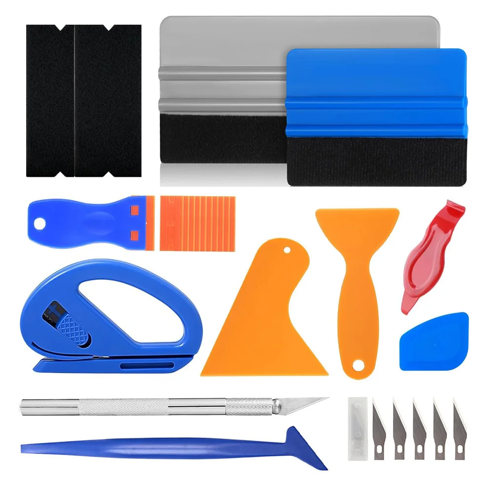 Kit Profissional de Instalação de Película para Janelas NeoWrap, Ferramentas para Alisar Bolhas de Vinil, Acessórios para Envelopamento de Carros, Kit de Ferramentas 7-27 Peças