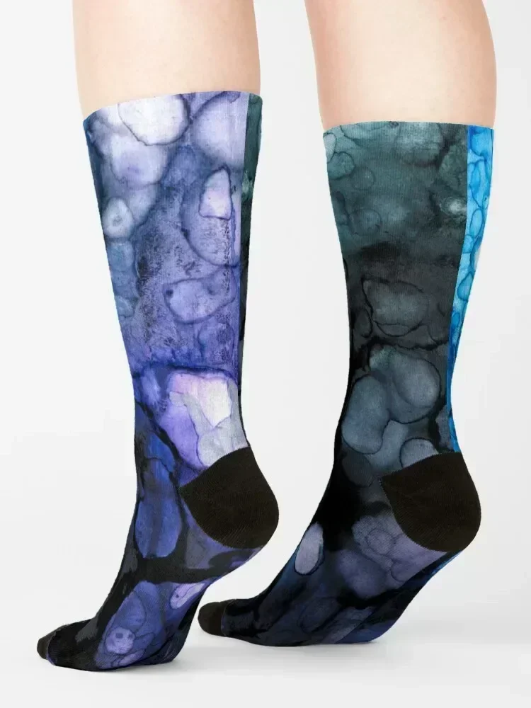 Abstract Inky Depths Socks christmas stocking Novelties short kids Girl'S Socks Men's