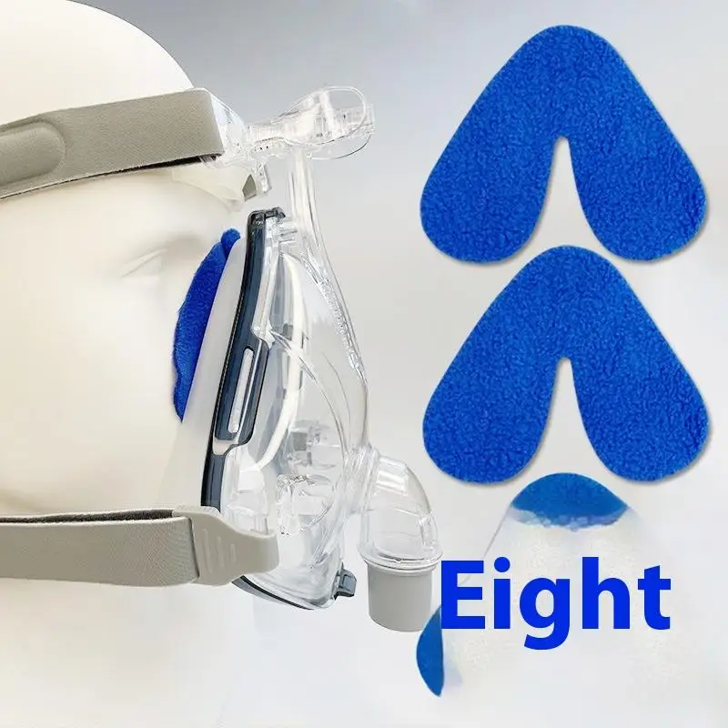 

4 шт. назальные подушечки для маски CPAP, универсальный носовой коврик, апноэ во сне, комфортный коврик против морщин, вентилятор, накладка, аксессуар для носовой полоски