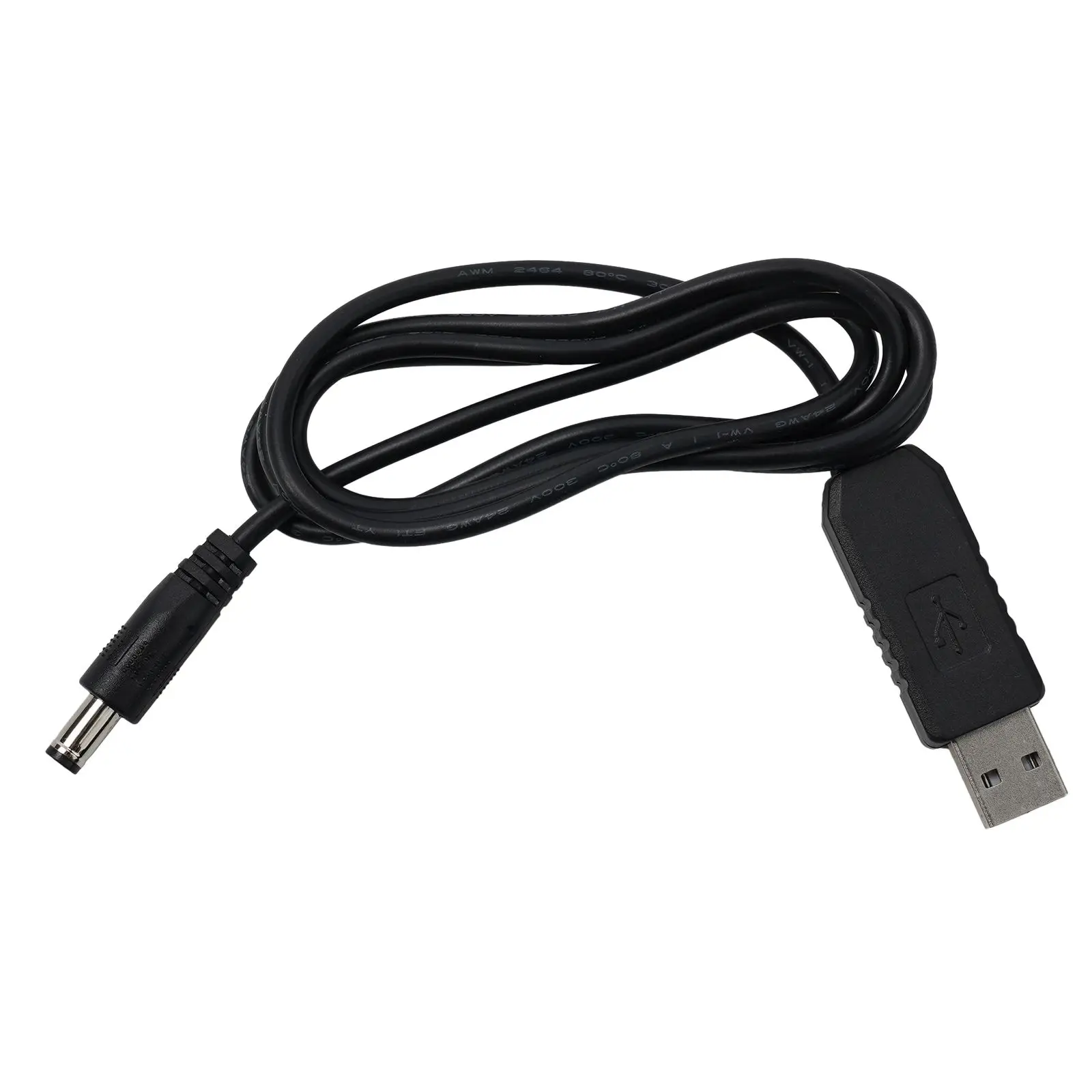 USB 5V to 12V Boost Power Supply Converter Cable for 5 5 2 1mm Devices Connect Power Bank to Router Car and More