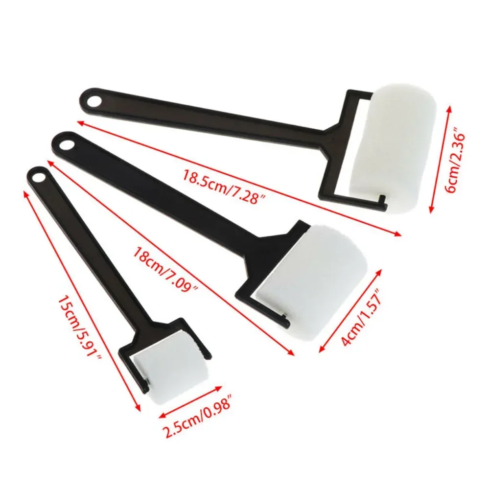 Bastelwerkzeug, Schwamm, Farbroller, Pinsel, Bastelwerkzeug, weißer Schwammpinsel, 3 Stück, Bastelwerkzeug, dekoratives Zubehör, Rollenpinsel