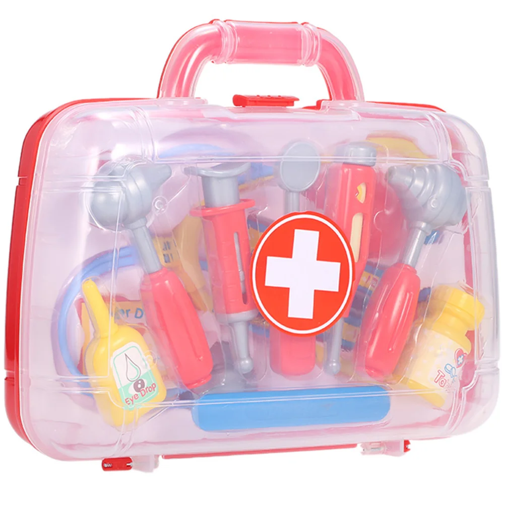 Saco de brinquedos infantil médico playset fingir kit brinquedos crianças