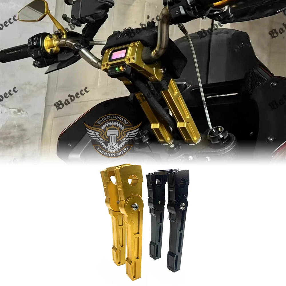 Motorcycle handle clip Riser Adjustable riser Kit mounting 1 inch For Harley Soft tail Street Bob Low Rider / S / ST 2018-2024