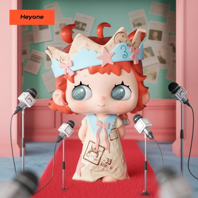 

Черная игрушка Heyone Ruina 33, игрушка-коробка Guima Girl First Generation Beyond Series, орнамент ручной работы, модная коллекционная игрушка