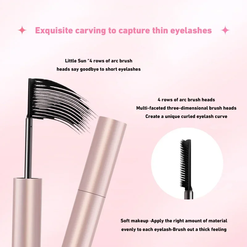 Waterdichte Wimpers Verlengende Mascara Dikke Dunne Langdurige Curling Zijdeachtige Wimpers Verlenging Mascara Crème Oogmake-Up