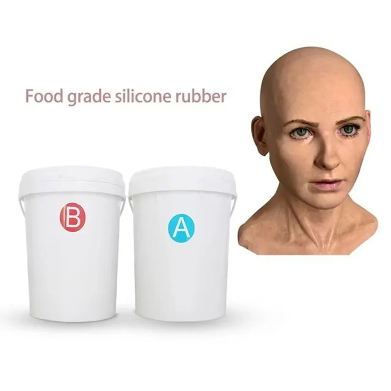 

200/500/1000 Liquid Silicone Rubber Skin Color Lliquid Silicone Rubber For Making DIY Silicone Products