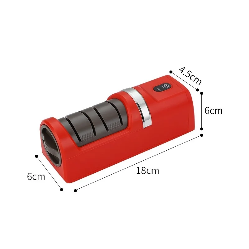 Picture 6: Rechargeable  Knife Sharpener Automatic Multi-function Small Sharpening Machine Whetstone For Household Kitchen