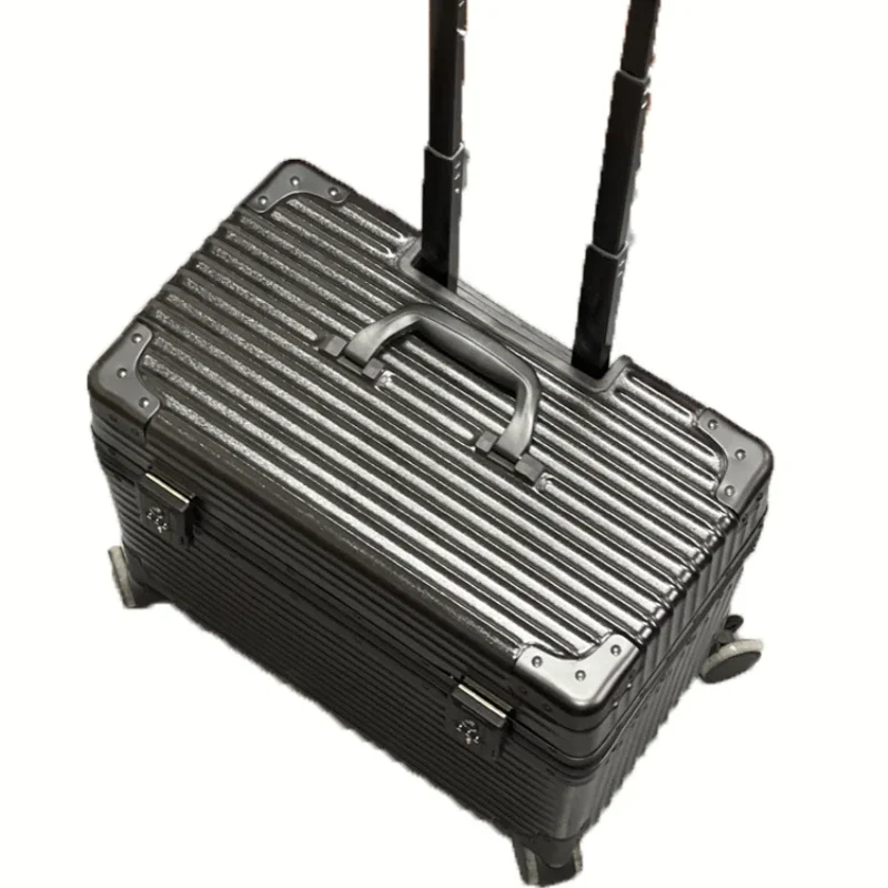 Small suitcase 20 inches lightweight boarding case 18 men's and women's mini trolley camera suitcase upper flip