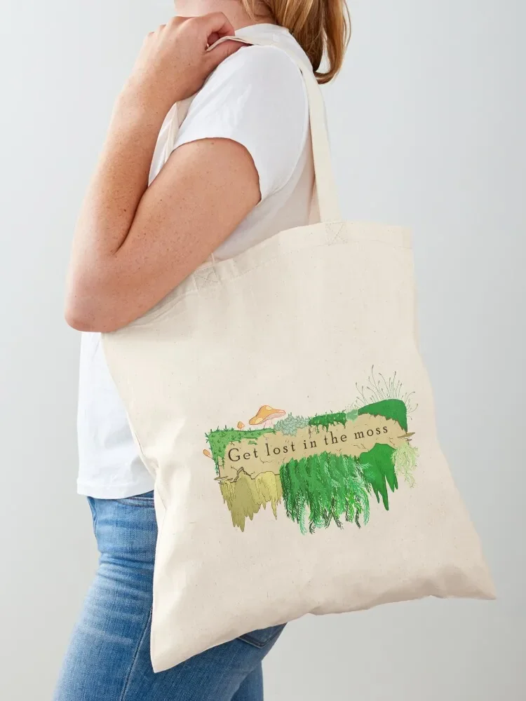 

Get Lost In The Moss Tote Bag Lady bags Custom bag eco pack cute pouch bag