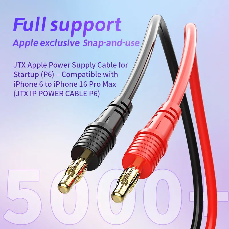 JTX P6 8 IN 1 Soft Mobile Phone Start Up Booting Cable for iP6 -16Pro Max Motherboard Booting Starting Testing Repair