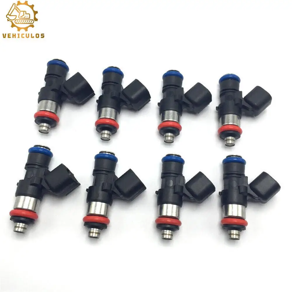 

8PCS Fuel Injectors 12576341 0280158051 For Holden Commodore Camaro Corvette Pontiac VZ VE L76 L98 LS2 LS3 Engines Parts