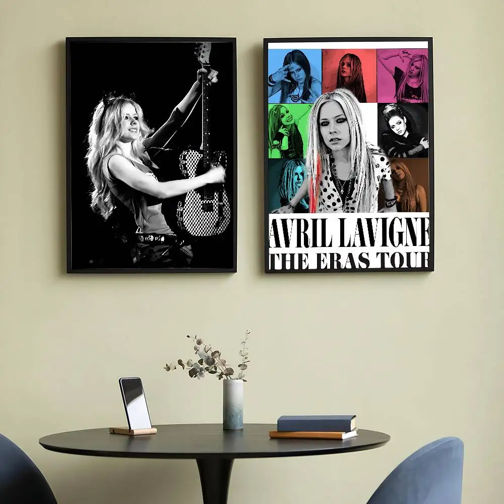 المغني أفريل لافين ملصق لا مؤطرة ملصق كرافت نادي بار ورقة خمر ملصق جدار الفن اللوحة غرفة نوم دراسة ملصقات