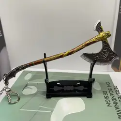 17cm (6.69 inch) Axe Model Toy, God of War Game Merch, Non Sharp, Zinc Alloy Metal, Metal Blade, Leviathan Axe