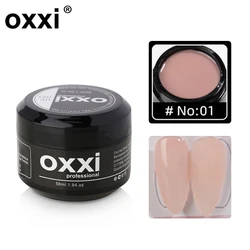 OXXI Gel for Nail Extension Manicure Poly Nail Gellac 56ml Builder uv led Gel Polish Semi-permanent Nude Natural Acryl Varnish