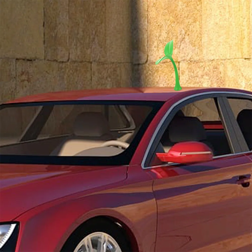 2 قطعة سقف السيارة الديكور ثلاثية الأبعاد لغطاء السيارة الوفير الخارجي ملصق حلية العالمي صالح اكسسوارات السيارات ديكور #2