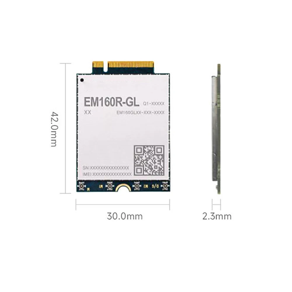 SDX24 EM160R-GL 4G LTE Cat16 PCIE WWAN M.2 Module FRU 5W11H85445 WAN Adapter For X12 Detachable Gen2 P16v Gen 2 Laptop