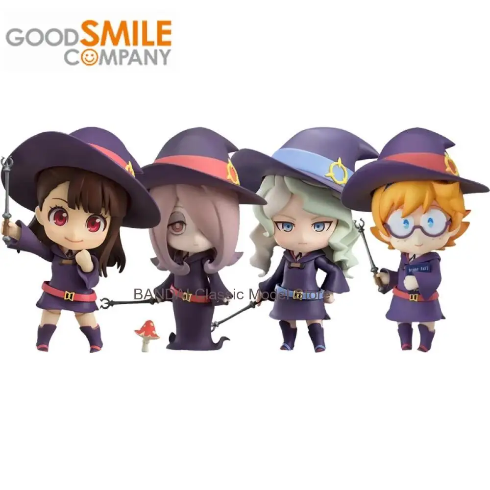 

Good Smile Genuine Nendoroid Little Witch Academia Atsuko Kagari Lotte Jansson Sucy Manbavaran Anime Action Figures Toys Gift