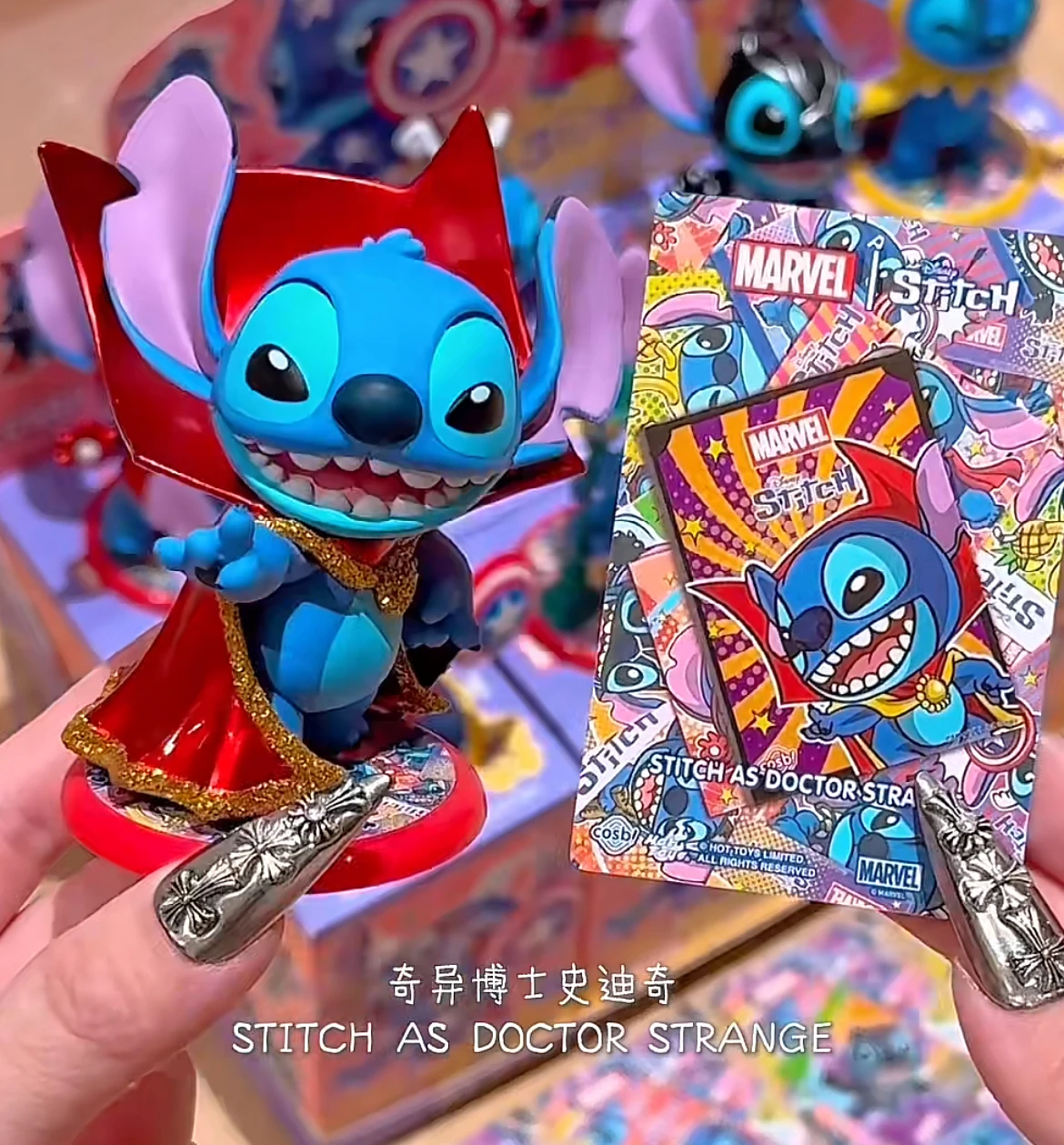 Marvel Stitch Mini Blind Box Trendy Desktop Ornament Play