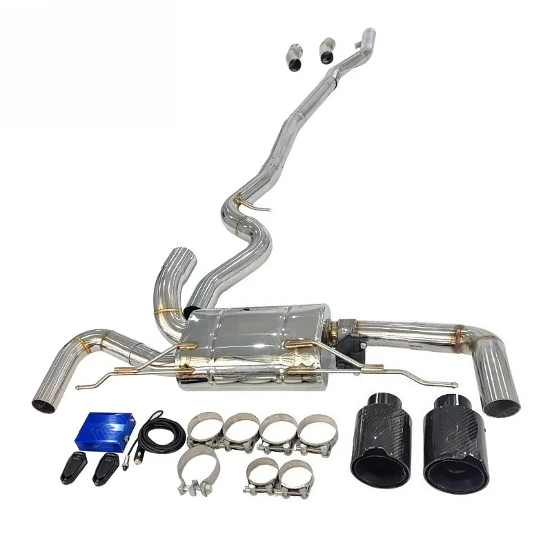 

304 Stainless Steel Catback Muffler Exhaust System for 2019+ 330i 430i G20 G22 G23 G26 2.0 B48 Exhaust