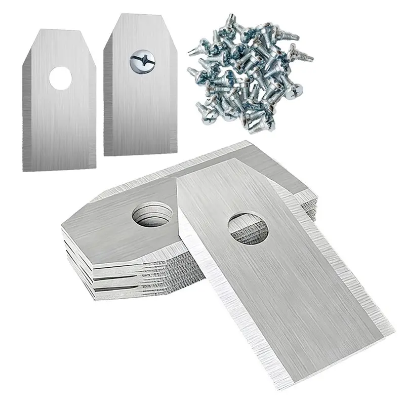 

AAAN-For Garden Maintenance Lawnmower Blades Set-30 PCS Stainless Steel For Automatic Lawn Mowers