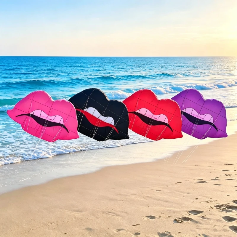 Lips kites Inflatable kites pendant soft kites nylon fabric giant kites for adults kites line parachute kite factory pipa linha