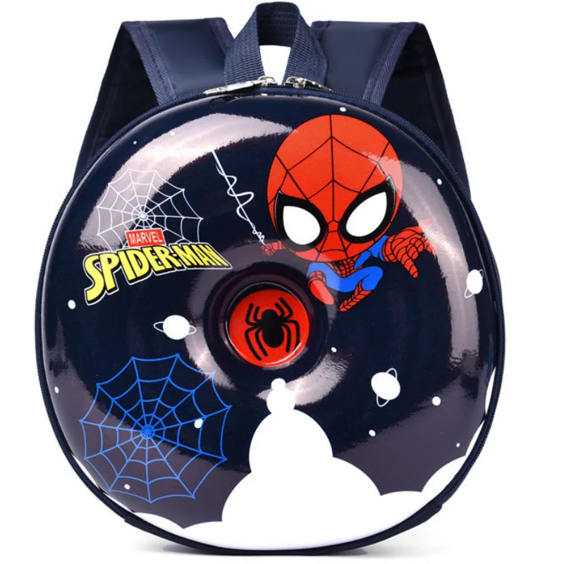 Marvel Spiderman Children\'s Cartoon Anime Eggshell School Bag Kindergarten Boys Baby Fashion Backpack Girls Travel Backpack Gift