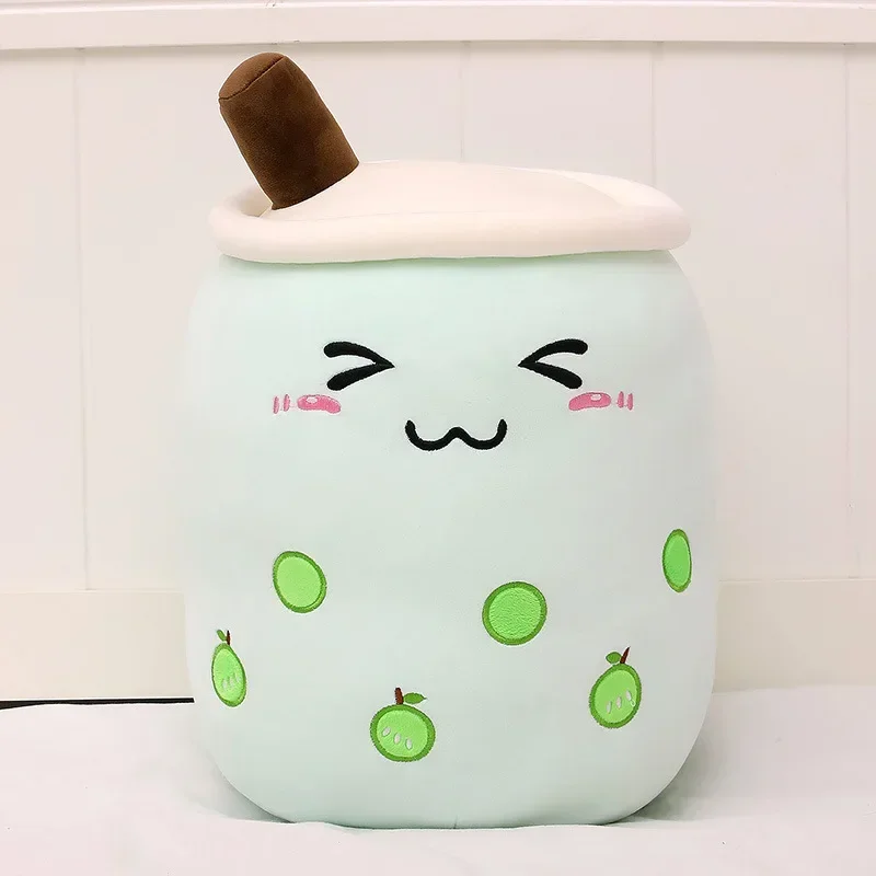 24/70CM Real-life Bubble Tea Plush Toy Boba Milk Tea Plushie Toy Soft Stuffed Hug Pillow Balls Bubo Tea Cup Cushion Gift Girl