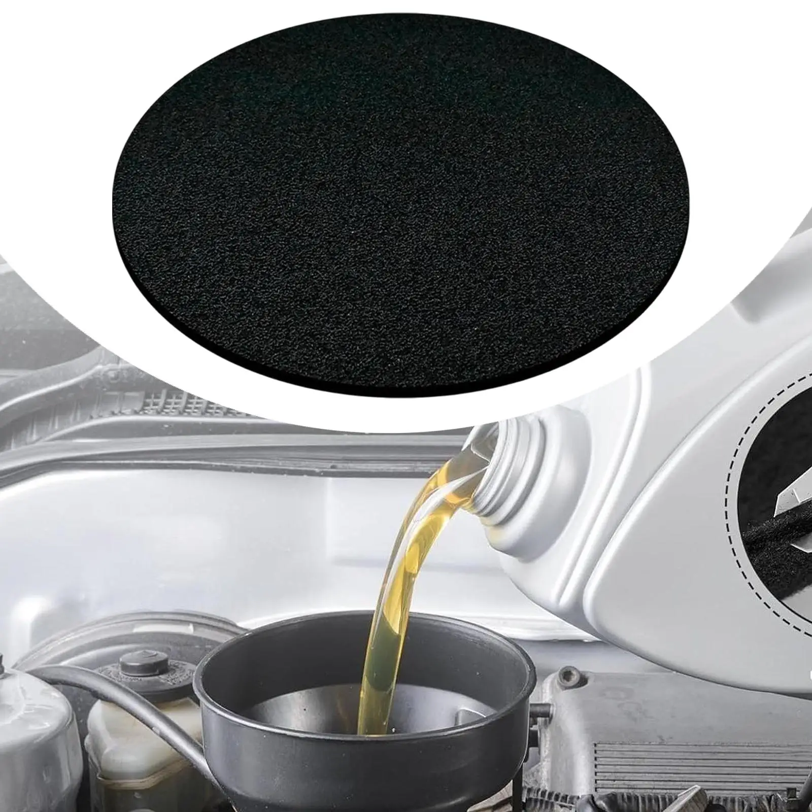 Oil Splash Pad Black Anti Splash for Auto Repair Shop Mechanics Garage