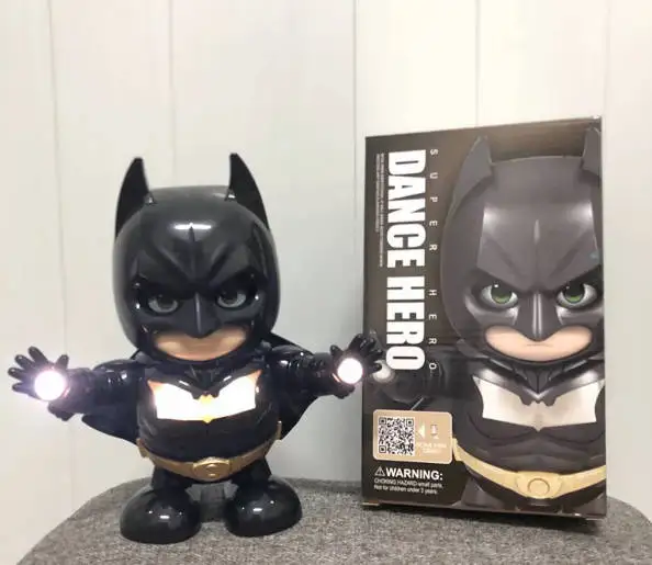 베스트셀러 춤추는 아이언맨 꿀벌 거미 음악 조명 전동 춤추는 로봇 장난감 어린이 선물용 액션 피규어