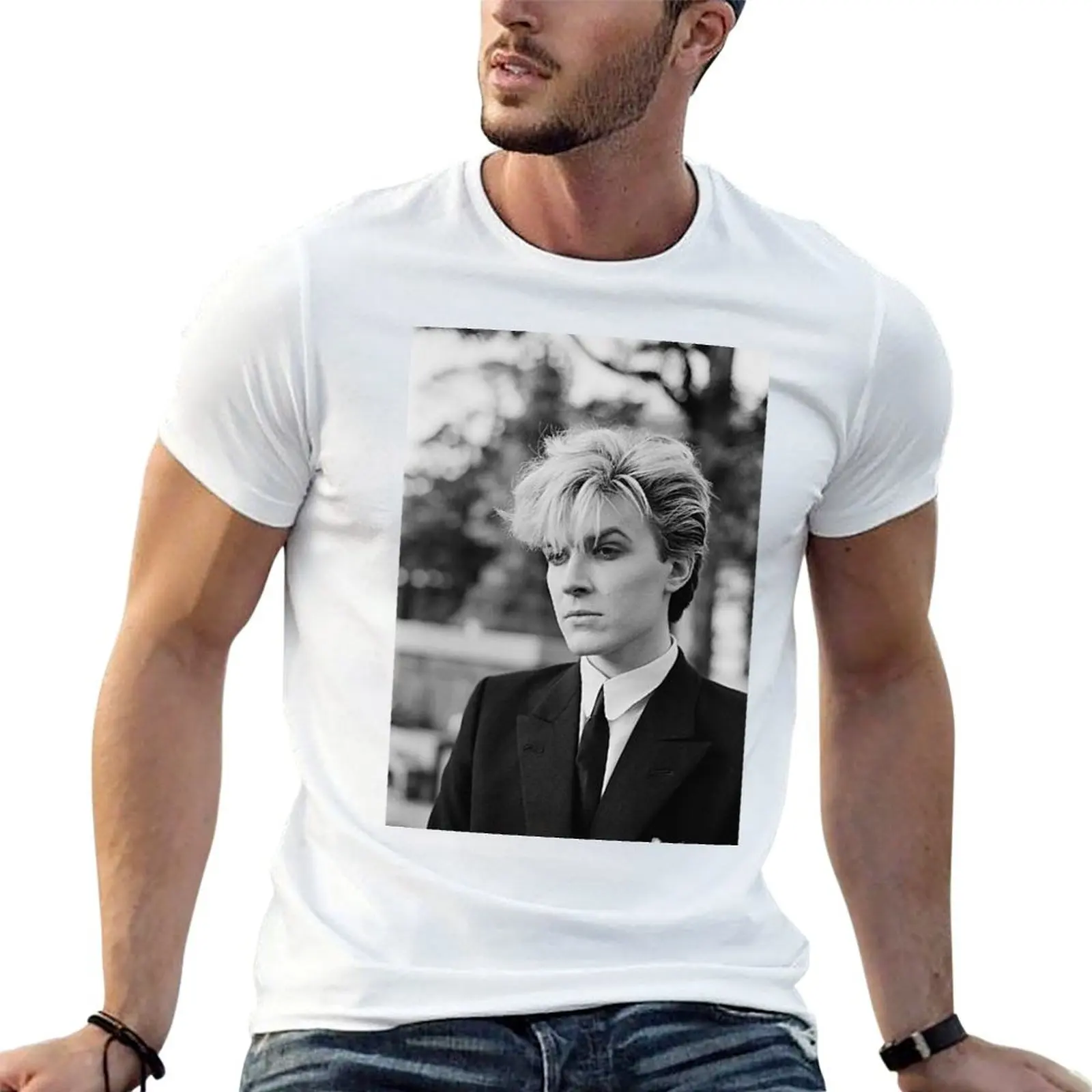 

Vintage David Sylvian T-Shirt men t shirt cotton 100% man graphic t shirt T-Shirt