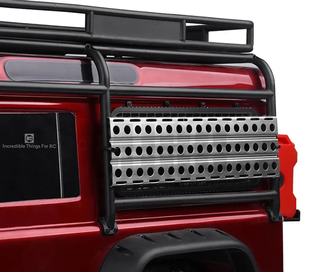 1/10 Rc Kettenfahrzeug Escape Board Klettern Auto Metall Skid Für Trx4 Defender Bronco Axial Scx10 90046 D90 Yikong Rgt Rc4wd – Detail 5