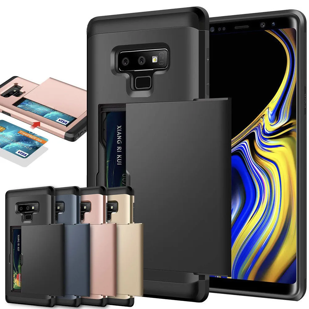 Wallet Credit Card Holder ID Slot Case for Samsung Galaxy Note9