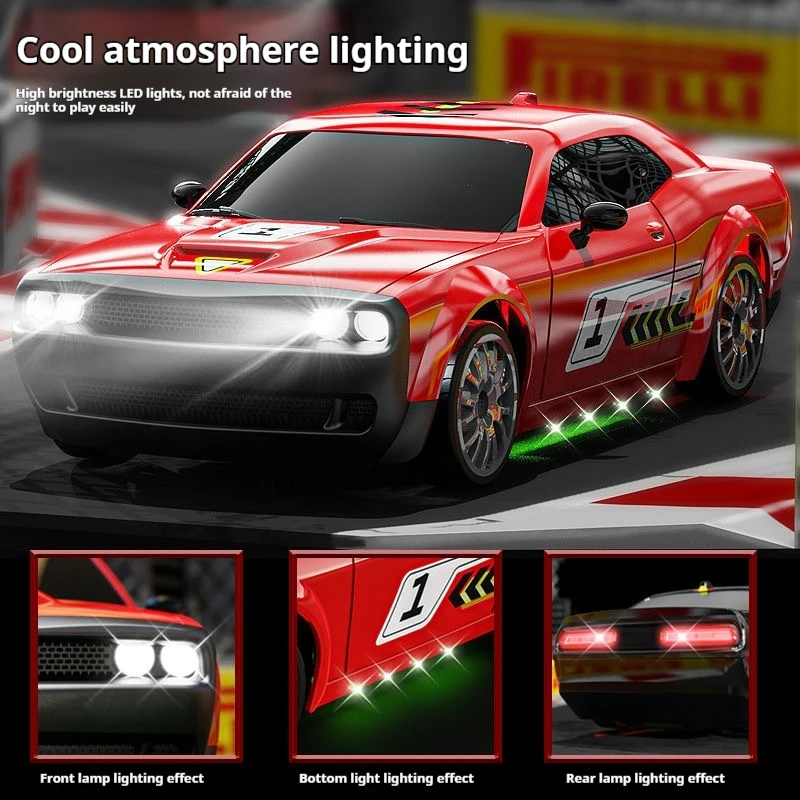 New Remote Control Drift Car High Speed Customized Version Four-Wheel Drive Flat Racing Hobby Model Boy Stunt Racing Toy Car