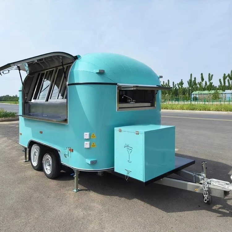 WECARE-barra móvil De cerveza y jugo, remolque De Catering, Carrito De Comida italiano, helado, Pizza, camión De comida con equipo De cocina completo