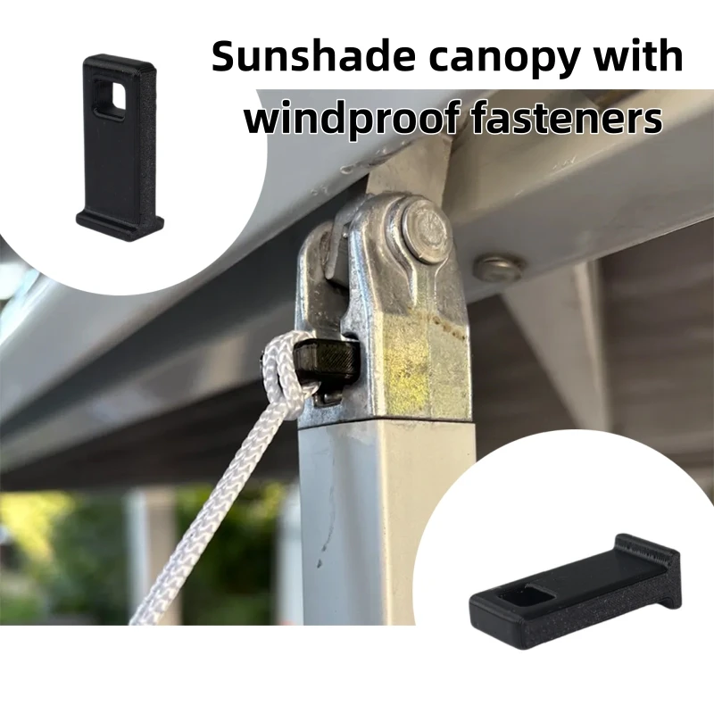 

2PCS Windproof Sunshade Strap Hooks Suitable For Thule Omnistor Sunshade Fixed Hook Support Replacement Motorhome Accessories