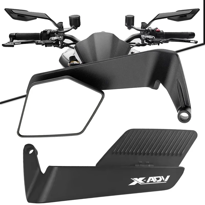 Espejos Retrovisores para Motocicleta Honda X-ADV750 XADV750 XADV 750 ADV 350 ADV 160, Espejos Ajustables con Diseño Stealth Winglets