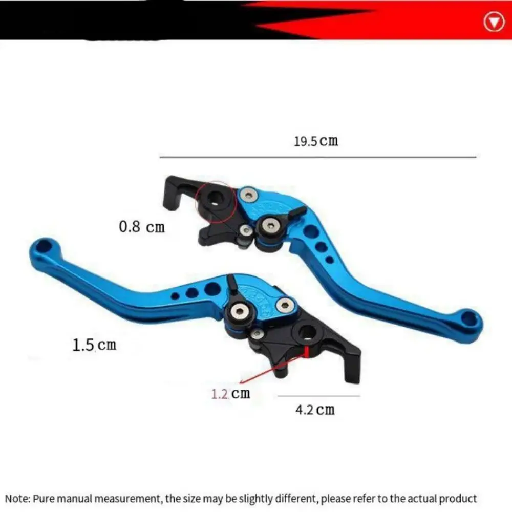 Motorcycle modification accessories CNC double disc brake handle adjustable electric vehicle brake lever