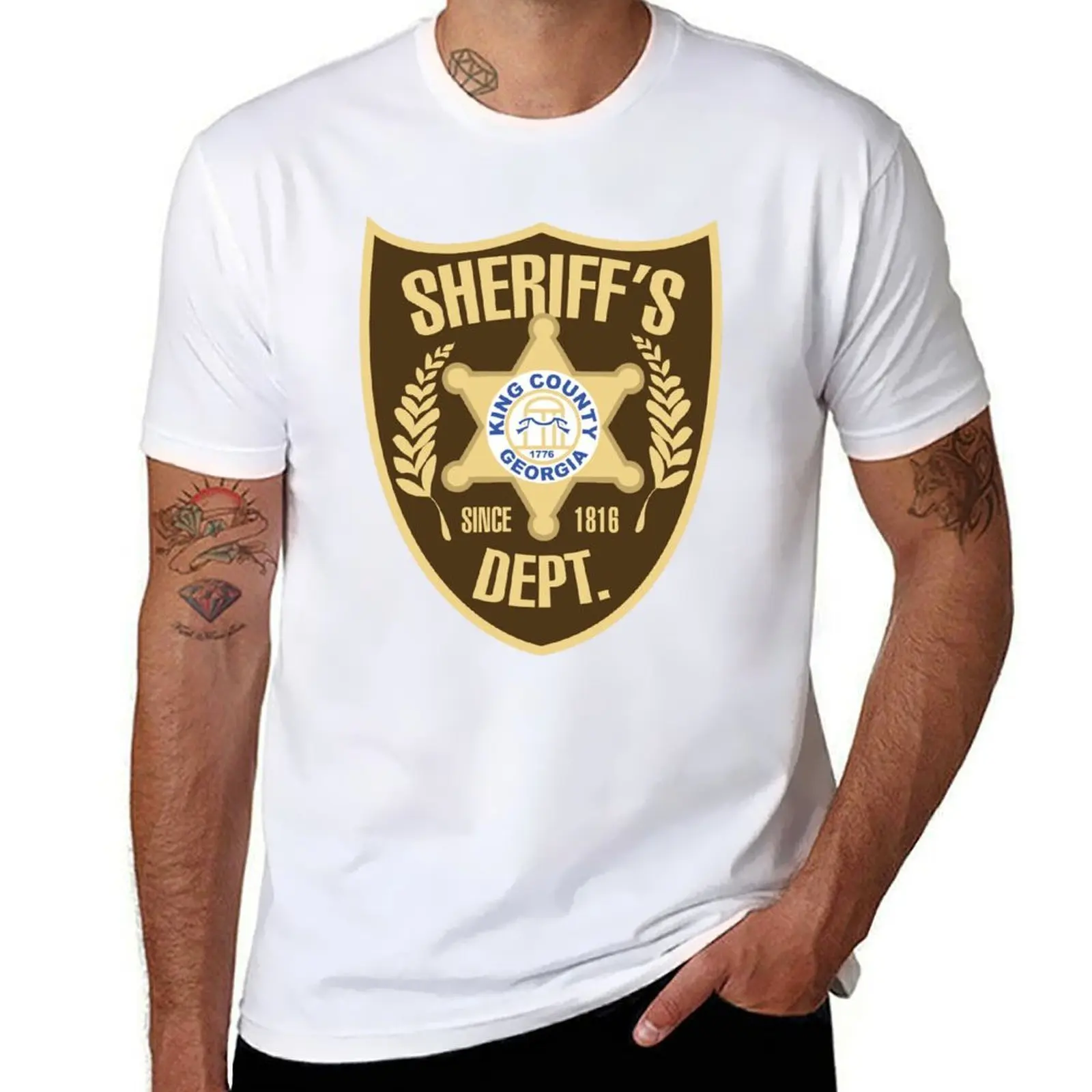 

King County Sheriffs Department T-Shirt man t shirts for men man t shirt luxury T-Shirt