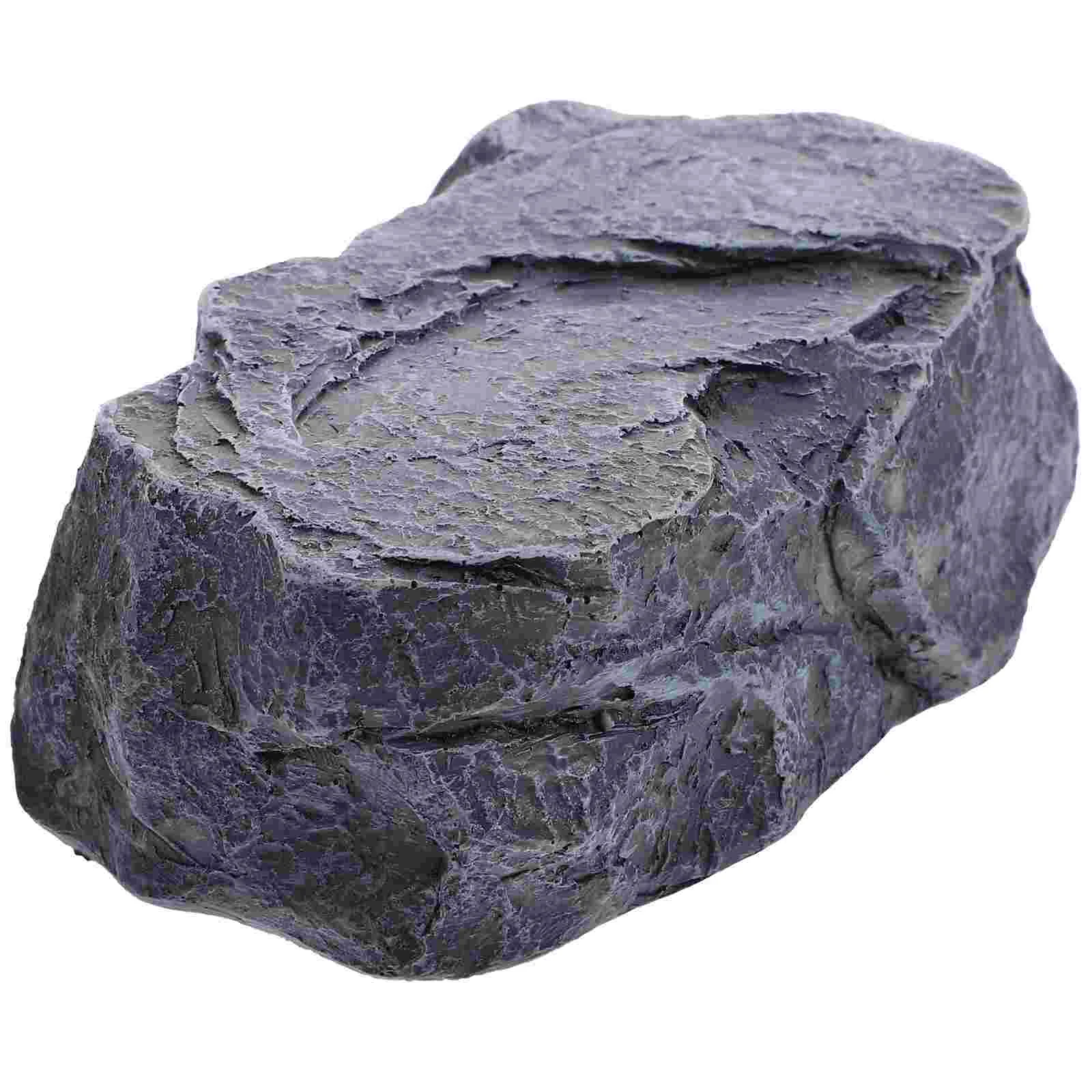 Simulated Stone Hider Resin Box Security for outside Outdoor