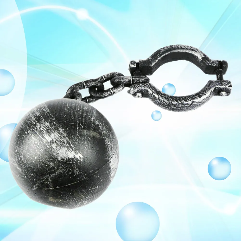 

Пластиковые наручники с шариками: реалистичный аксессуар для костюма на Хэллоуин, для ролевых игр, вечеринок и сценических выступлений