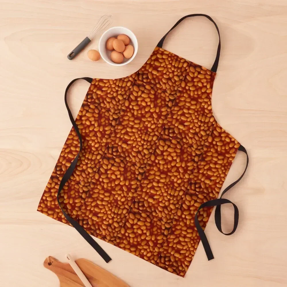 

BAKED BEANS Apron beauty master household woman cooks clothes Kitchen And Home Items Apron