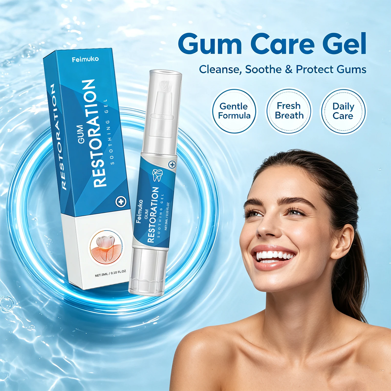 입안을 상쾌하게 해주는 구강 관리 젤, 구강 청결, 치 - Teeth Whitening Xylitol Gum 리뷰 및 가격