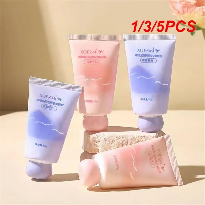 

1/3/5PCS Whitening Cream Bright White No Peeling Isolation Cream Cream Texture Makeup Front Milk Delicate Not Sticky Plain Cream