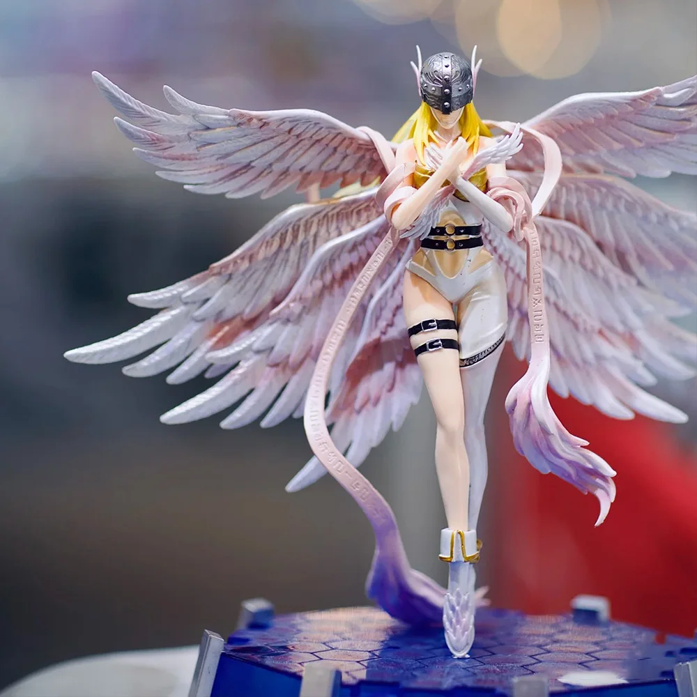 

26cm/10.24inch Anime Digimon Adventure Figure Angewomon Action Figures Pvc Statue Desktop Ornament Collection Model Toys Gifts
